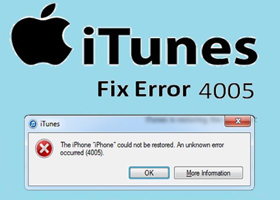 [Solved 2021] Erreur iTunes 4005 lors de la restauration de l'iPhone - Corrigé