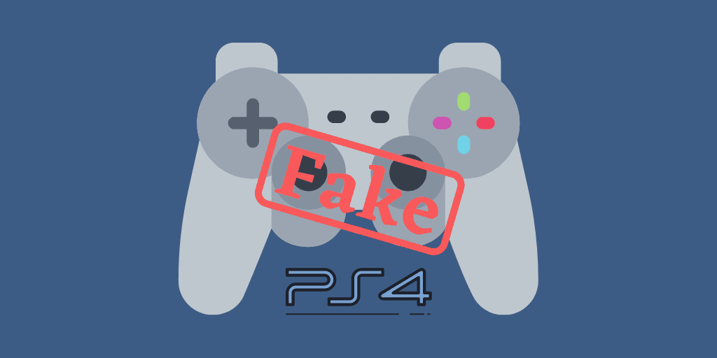 Fake PS4 controller