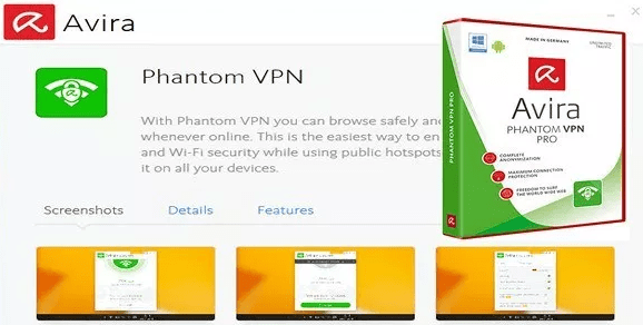 Avira Phantom VPN 2.33.3.30309 ActivationDernière Version Téléchargement Gratuit