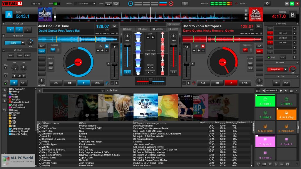 Virtual DJ Studio 2020 v8.1 Télécharger