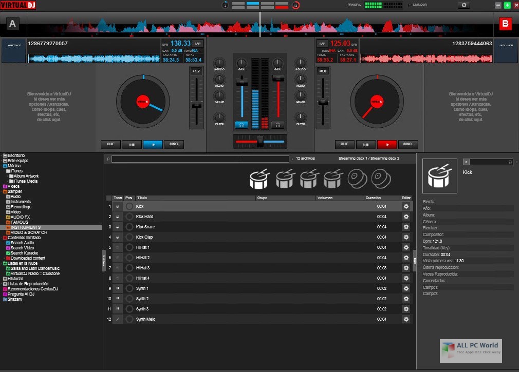 Télécharger Virtual DJ Studio 2020 v8.1 gratuitement