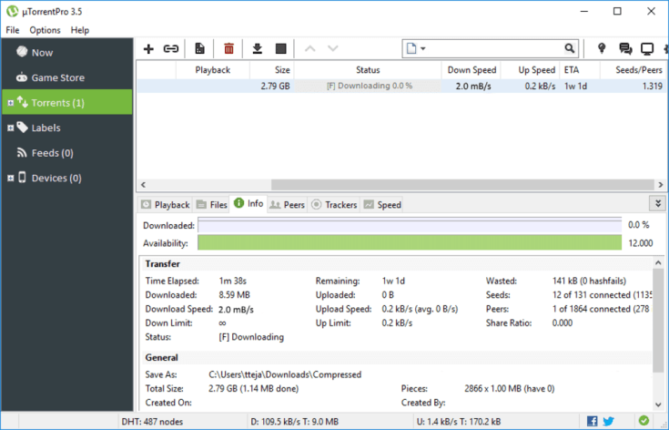 uTorrent Pro 3.5.5 Build 45672