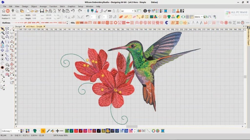 Wilcom Embroidery Studio Designing e4.2 Télécharger la version complète