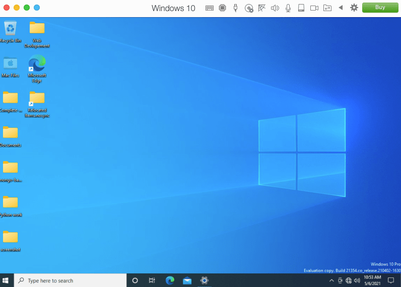 windows 10 on parallels m1