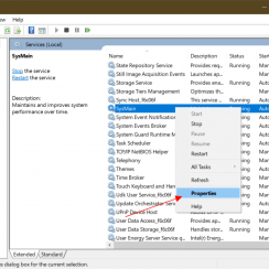 Service Host SysMain provoquant une utilisation élevée du disque dans Windows 10
