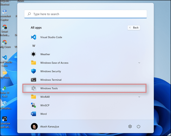 Outils Windows 11 ou outils administrateur