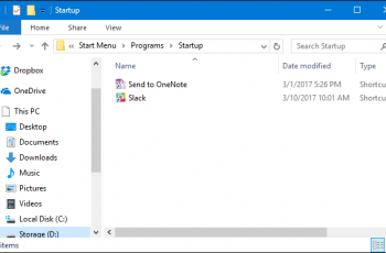Quel est l'emplacement du dossier de démarrage dans Windows 10/11 ?