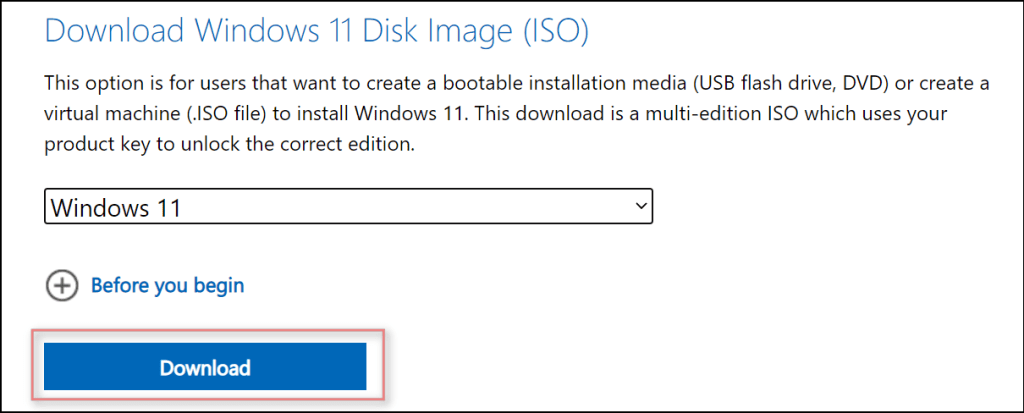 Télécharger l'image disque de Windows 11 (ISO)