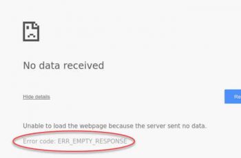Comment réparer ERR_EMPTY_RESPONSE : aucune donnée reçue
