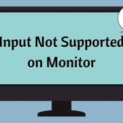 Input Not Supported on Monitor