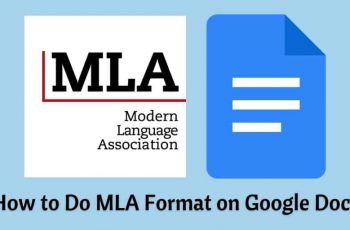 MLA Format Google Docs