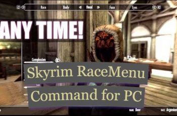 Commande Skyrim RaceMenu pour PC, Xbox One et PS4