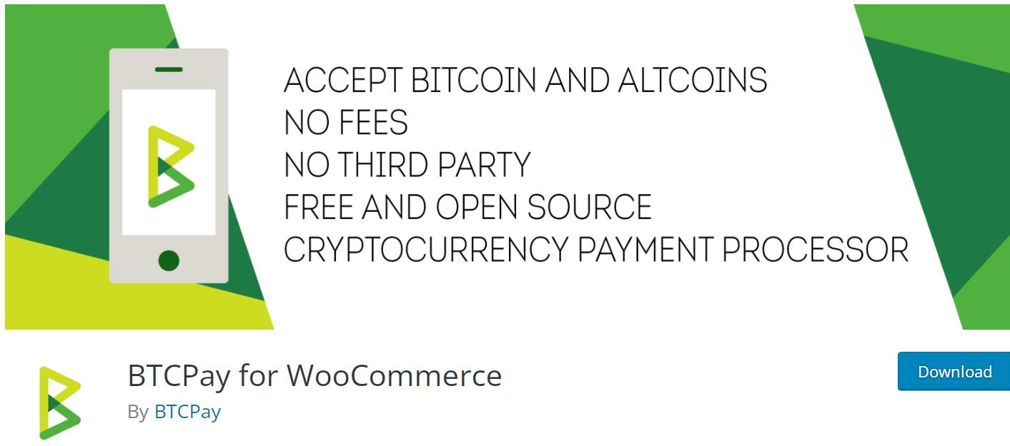 BTCPay pour WooCommerce