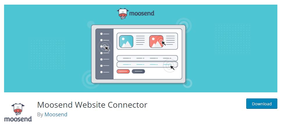 Connecteur de site Web Moosend
