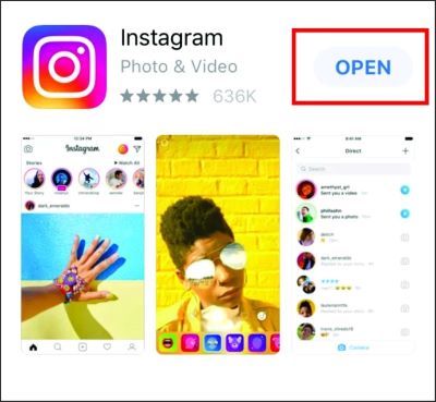 Ouvrir Instagram