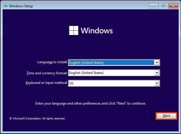 effectuer une installation propre de Windows 11