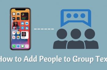 how to add people to a group text