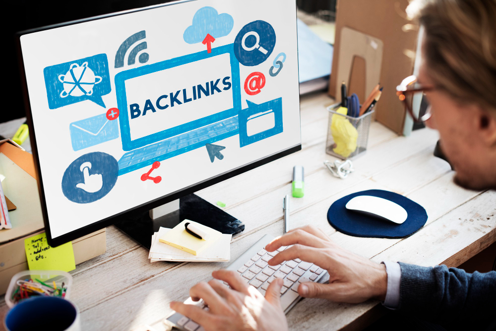 Lien hypertexte Backlink Networking Concept de technologie en ligne Internet