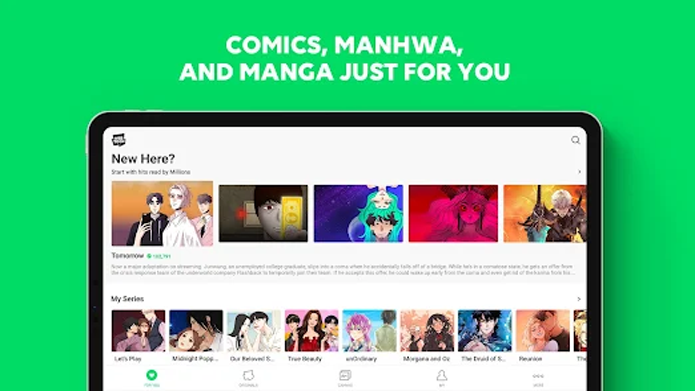 applications manga pour webtoon android