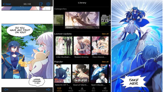 applications manga pour android manga zone
