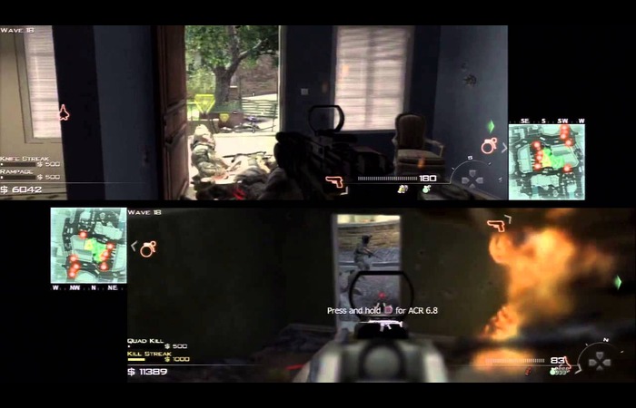 Modes de jeu prenant en charge l'écran partagé dans Call of Duty Modern Warfare